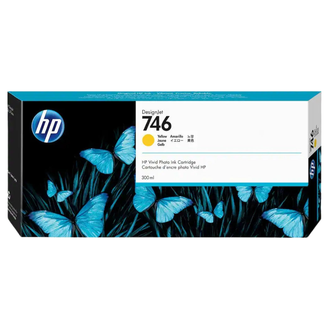 New, Pre-Owned - HP 746 300mL Yellow (P2V79A) Ink Cartridge