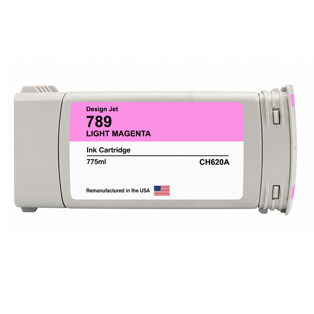 U.S. Remanufactured for HP 789 775ml (CH620A) Light Magenta Ink Cartridge