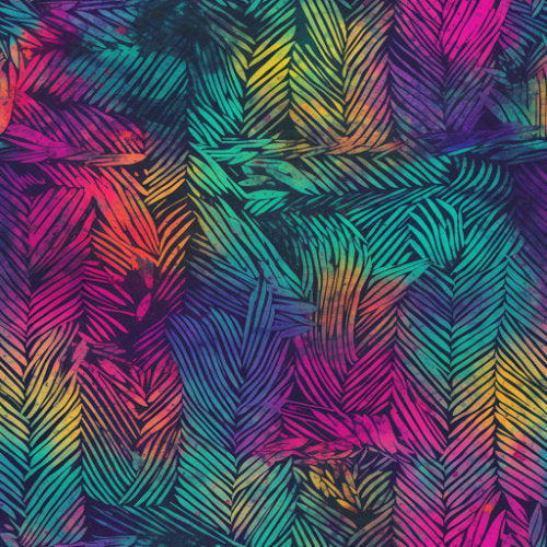 Neon Leaves - Vibrant and Seamless Digital Paper Pack