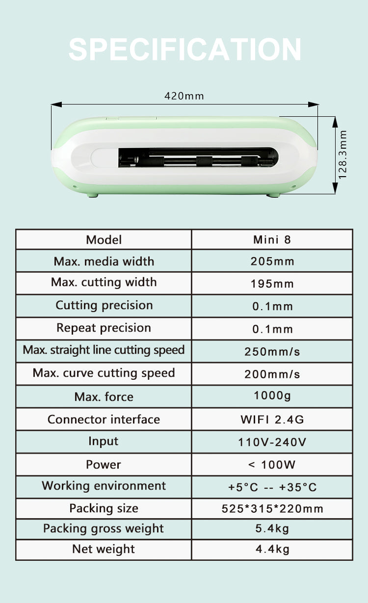Skycut Mini 8 Smartphone Screen Protection film plotter