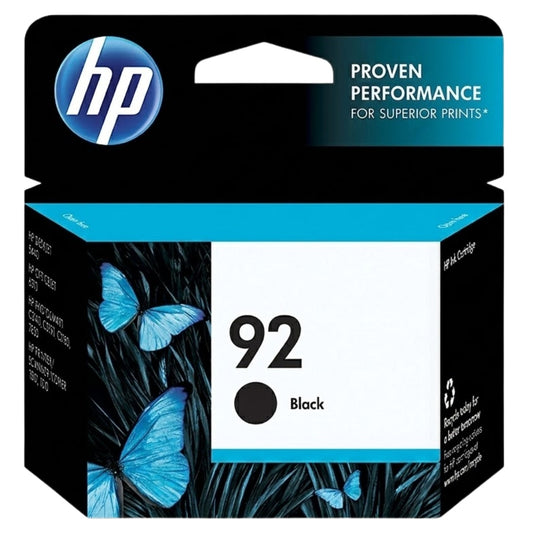 New, Pre-Owned - HP 92 (C9362WN) Black Ink Cartridge