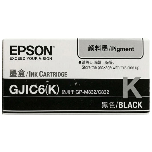 New, Pre-Owned - Epson GJIC6 Black Ink Cartridge