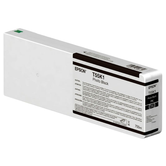 New, Pre-Owned - Epson T55K1 700ml Photo Black Tracer Ink Cartridge, T55K100