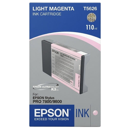 New, Pre-Owned - Epson T5626 Light Magenta 110ml Ink Cartridge