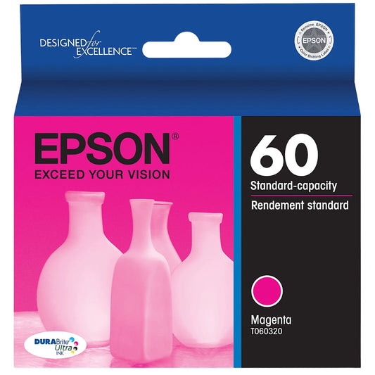 New, Pre-Owned - Epson 60 (T060320) Magenta Ink Cartridge