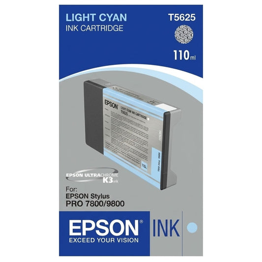 New, Pre-Owned - Epson T5625 Light Cyan 110ml Ink Cartridge
