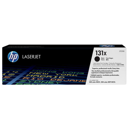 New, Pre-Owned - HP 131X High Yield Black Toner Cartridge, CF210X