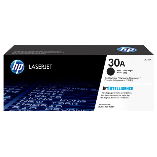 New, Pre-Owned - HP 30A Standard-Yield Black Laser Toner Cartridge, CF230A