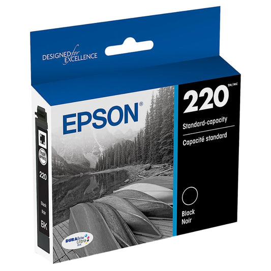 New, Pre-Owned - Epson 220 Standard-capacity Black Ink Cartridge