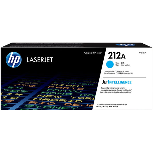 New, Pre-Owned - HP 212A Standard Yield Cyan Toner Cartridge, W2121A