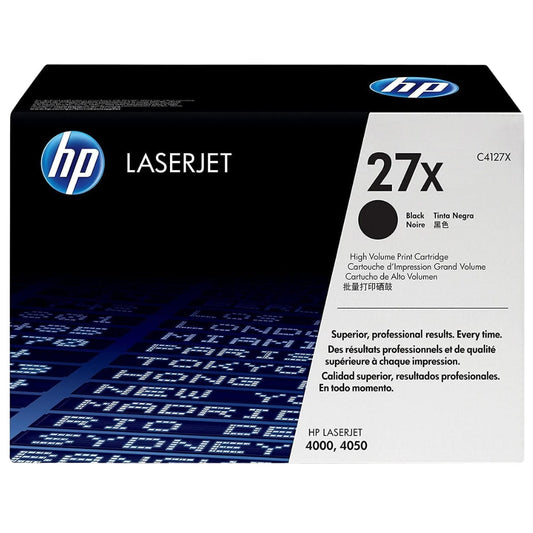 New, Pre-Owned - HP 27X High Yield Black Toner Cartridge, C4127X