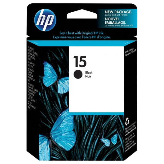 New, Pre-Owned - HP 15 (C6615DN) Black Ink Cartridge