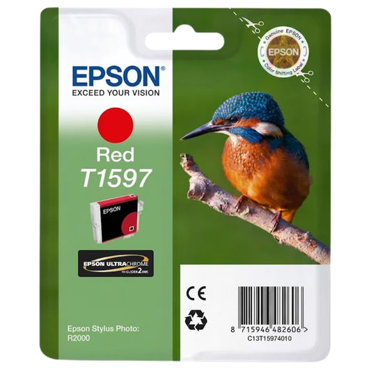 New, Pre-Owned - Epson T1597 Red Ink Cartridge