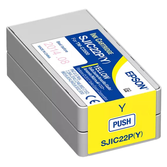 New, Pre-Owned - Epson SJIC22P Yellow Ink Cartridge