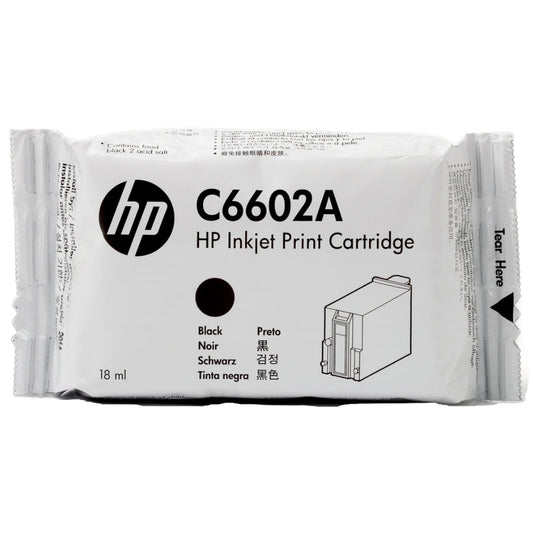 New, Pre-Owned - HP C6602A Black Ink Cartridge