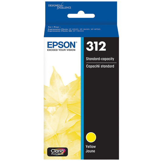New, Pre-Owned - Epson 312 Yellow Claria Photo HD Ink Cartridge, T312420