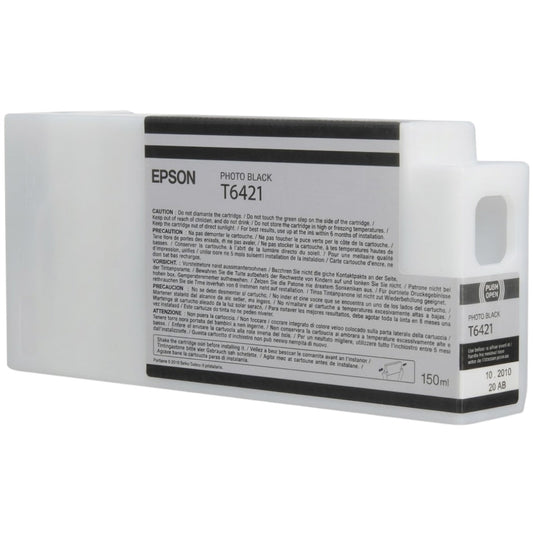 New, Pre-Owned - Epson T6421 Photo Black Ink Cartridge 150ml