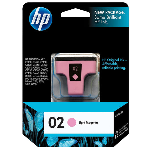 New, Pre-Owned - HP 02XL (C8776WN) Light Magenta Ink Cartridge