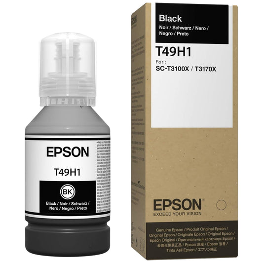 New, Pre-Owned - Epson T49H1 Standard Yield Black Ink Bottle, T49H100