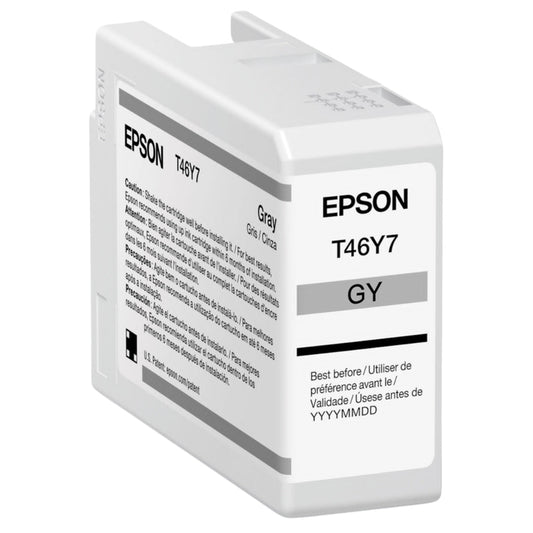 New, Pre-Owned - Epson T46Y7 Standard Yield GRAY Ink Cartridge