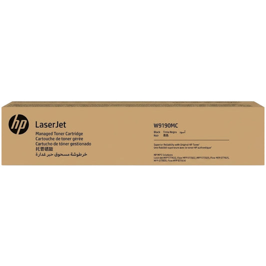 New, Pre-Owned - HP W9190 High Yield Black Toner Cartridge, W9190MC
