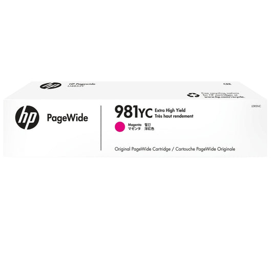 New, Pre-Owned - HP 981YC Extra High Yield Magenta PageWide Ink Cartridge, L0R18YC