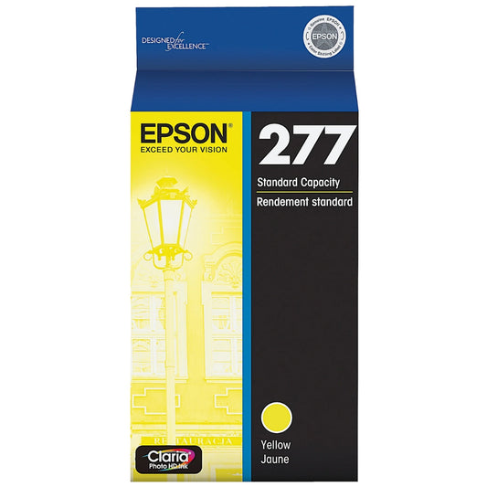 New, Pre-Owned - Epson 277 Standard-Yield Yellow Inkjet Cartridge, T277420-S