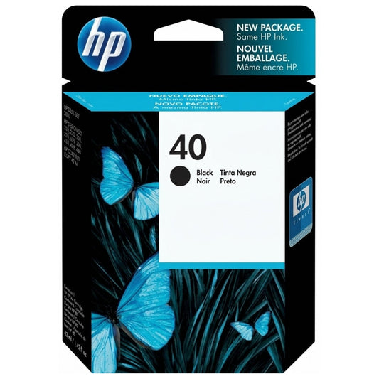 New, Pre-Owned - HP 51640A (New, Pre-Owned - HP 40) Black Pigment-Based Ink Cartridge
