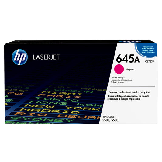 New, Pre-Owned - HP 645A Magenta New, Pre-Owned - LaserJet Toner Cartridge, C9733A
