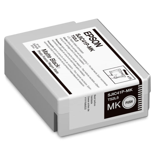 New, Pre-Owned - Epson T52L5 High Yield Matte Black Ink Cartridge, SJIC41P-MK