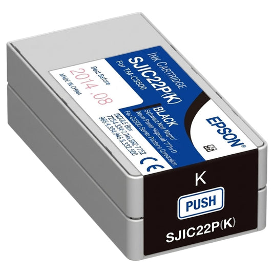 New, Pre-Owned - Epson SJIC22P Black Ink Cartridge