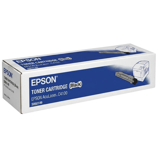 New, Pre-Owned - Epson C4100 Black Laser Toner Cartridge, S050149