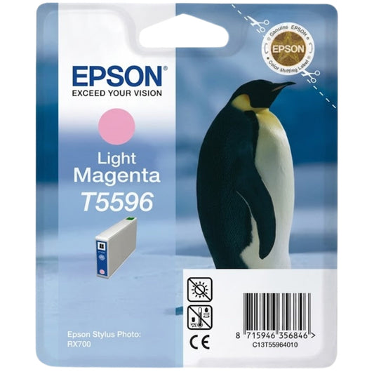 New, Pre-Owned - Epson T5596 Standard Yield Light Magenta Ink Cartridge, C13T55964010