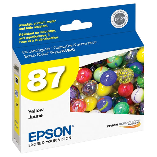 New, Pre-Owned - Epson 87 (T0874) Yellow Ink Cartridge