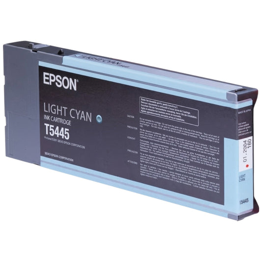 New, Pre-Owned - Epson T5445 High-Yield Light Cyan 220ml Ink Cartridge, T544500