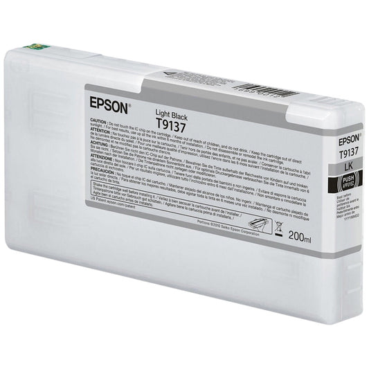 New, Pre-Owned - Epson T9137 Standard Yield Light Black Ink Cartridge
