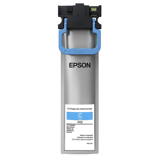 New, Pre-Owned - Epson R02L Standard Yield Cyan Ink Cartridge, R02L220