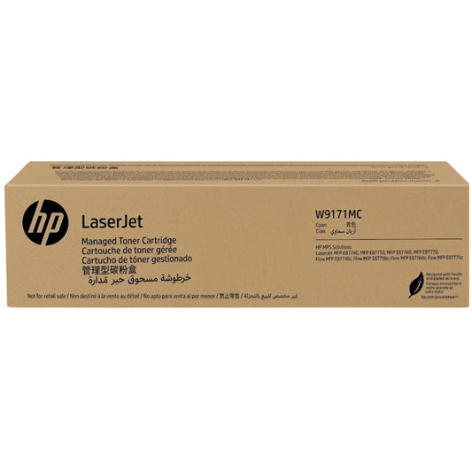 New, Pre-Owned - HP W9171MC High Yield Cyan Toner Cartridge