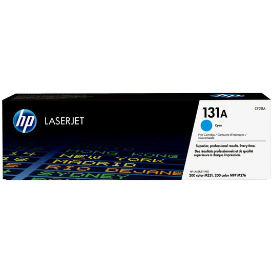 New, Pre-Owned - HP 131A Standard-Yield Cyan Laser Toner Cartridge, CF211A