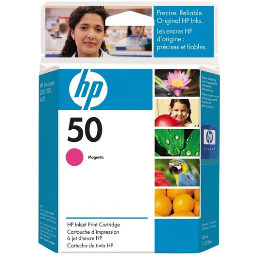 New, Pre-Owned - HP 50 51650M Magenta, OEM Ink Cartridge