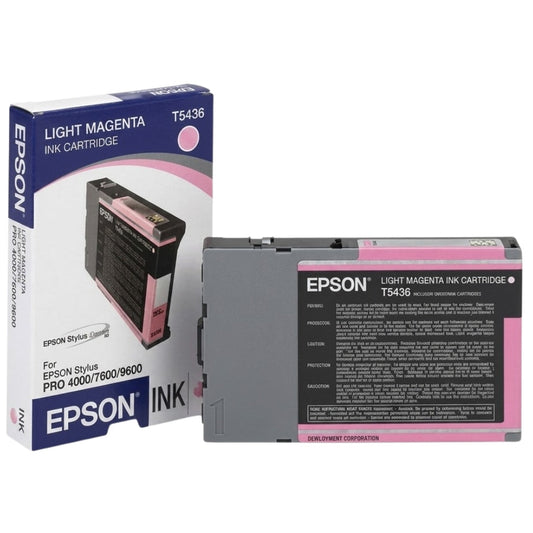New, Pre-Owned - Epson T543 110ml Standard-Yield Light Magenta Ink Cartridge, T543600