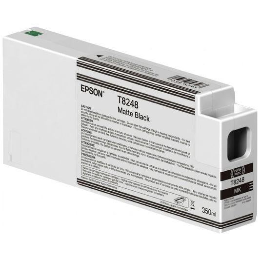 New, Pre-Owned - Epson 824 Matte Black Ink Cartridge, T824800