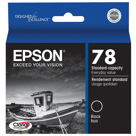 New, Pre-Owned - Epson 78 (T078120) Black Ink Cartridge