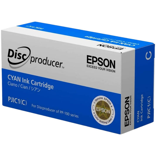 New, Pre-Owned - Epson PJIC1 Standard Yield Cyan Ink Cartridge, C13S020447