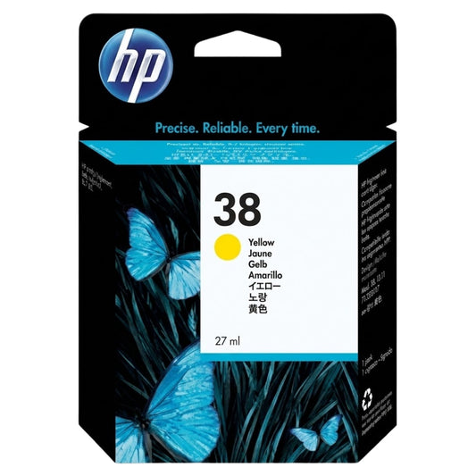 New, Pre-Owned - HP 38 Yellow (C9417A) Ink Cartridge