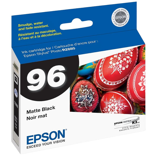 New, Pre-Owned - Epson 96 (T0968) Matte Black Ink Cartridge