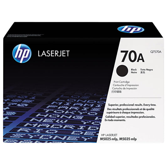 New, Pre-Owned - HP 70A Standard-Yield Black Laser Toner Cartridge, Q7570A