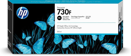 New, Pre-Owned - HP 730F High Yield Photo Black Ink Cartridge, 1XB28A
