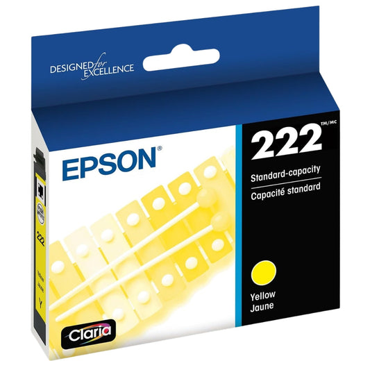 New, Pre-Owned - Epson T222 Yellow Claria Ink Cartridge, T222420-S