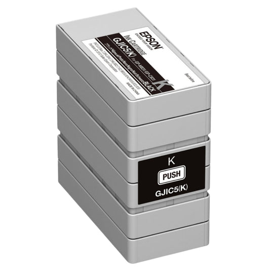 New, Pre-Owned - Epson GJIC5 High Yield Black Ink Cartridge, C13S020563